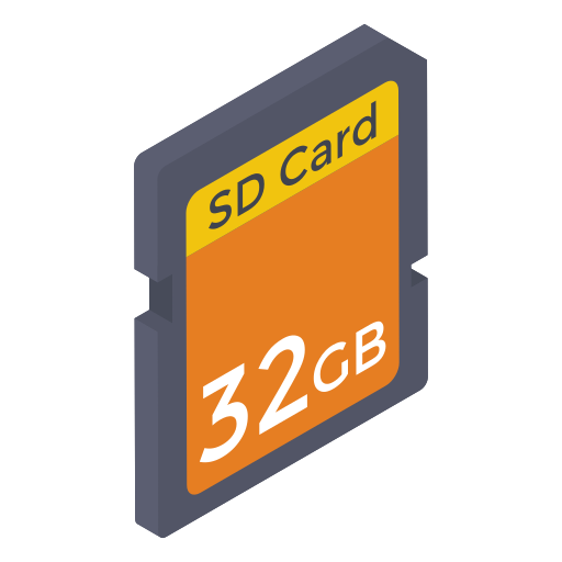 sd card Generic Isometric иконка