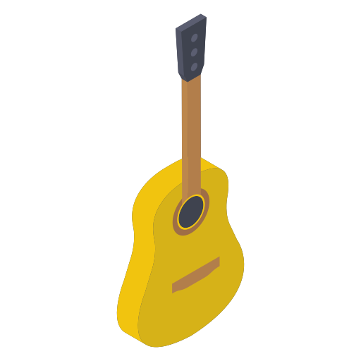 Испанская гитара Generic Isometric иконка