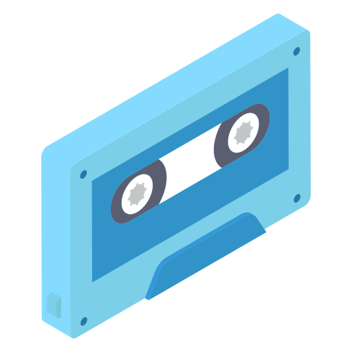 cassette Generic Isometric Icône