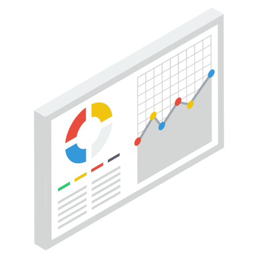 analítica de datos Generic Isometric icono