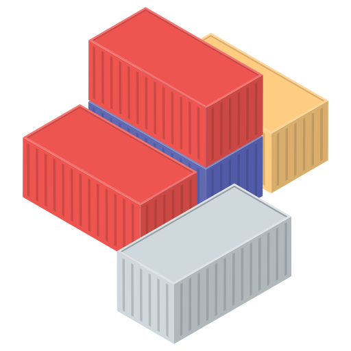 Containers Generic Isometric icon