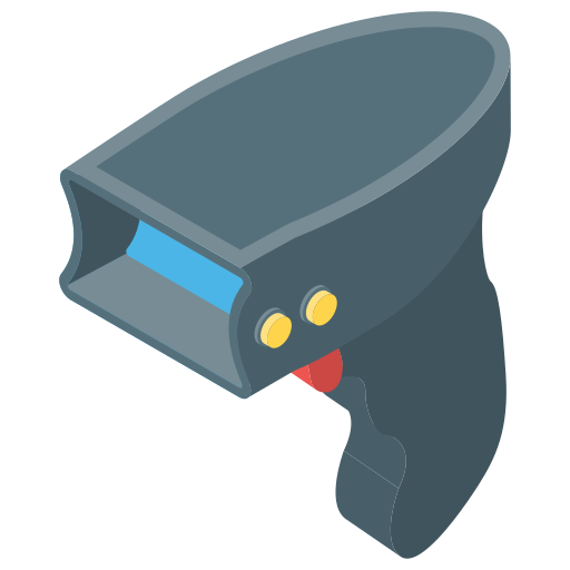 escáner de código de barras Generic Isometric icono