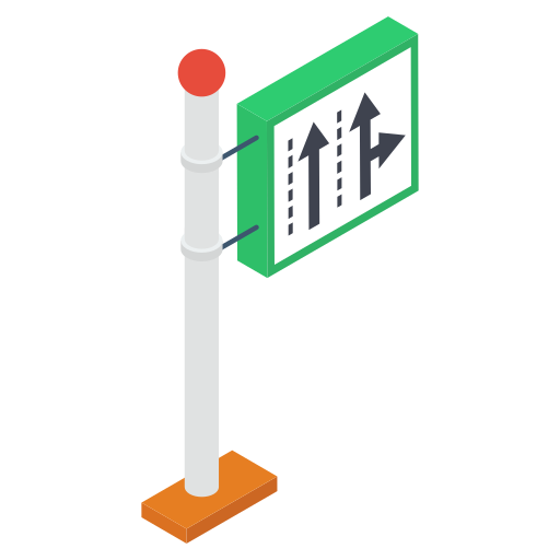 señal de tráfico Generic Isometric icono