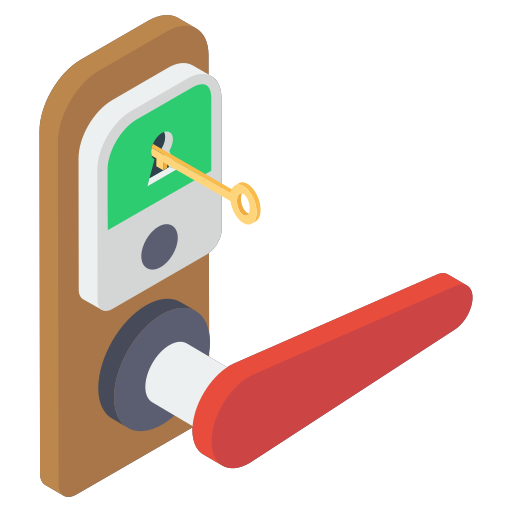Door lock Generic Isometric icon