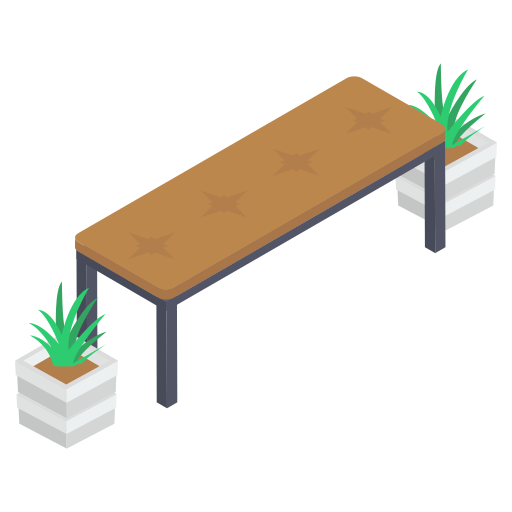 mesa al aire libre Generic Isometric icono