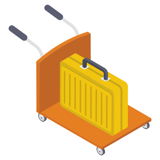 carrito de equipaje Generic Isometric icono