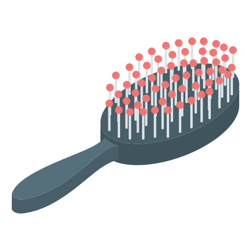 brosse à cheveux Generic Isometric Icône