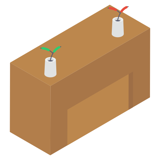 Bedside table Generic Isometric icon
