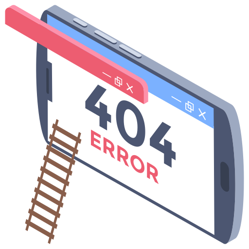errore 404 Generic Isometric icona