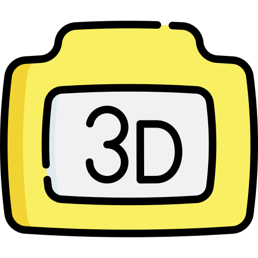 3d-kamera Special Lineal color icon