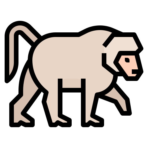 Baboon Ultimatearm Lineal Color icon