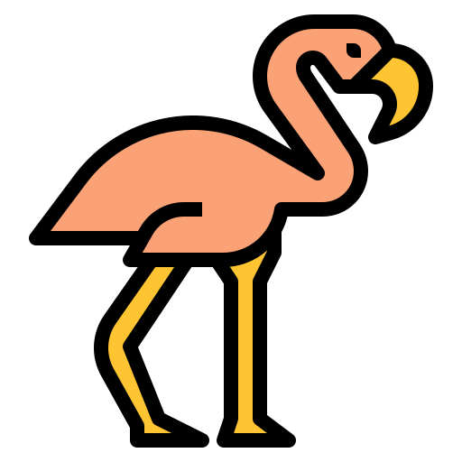 flamingo Ultimatearm Lineal Color icoon