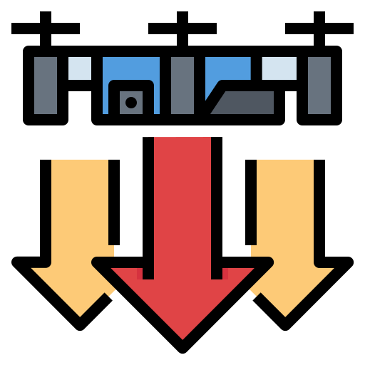 착륙 Ultimatearm Lineal Color icon