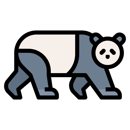 panda Ultimatearm Lineal Color icona
