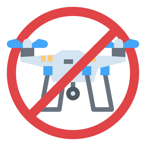 pas de zone de drone Ultimatearm Flat Icône