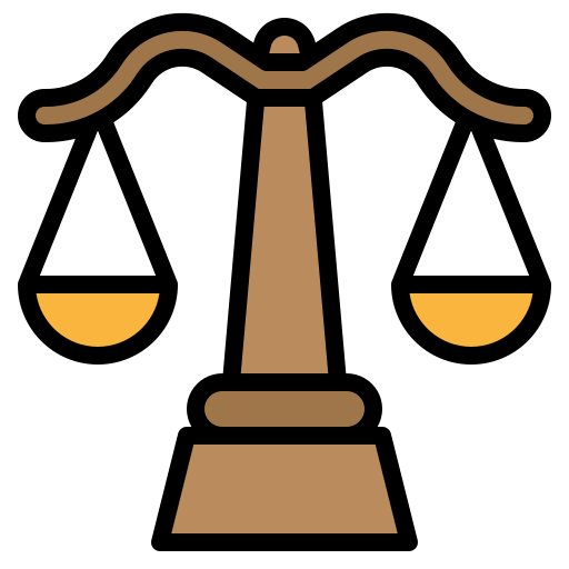 Justice scale Ultimatearm Lineal Color icon