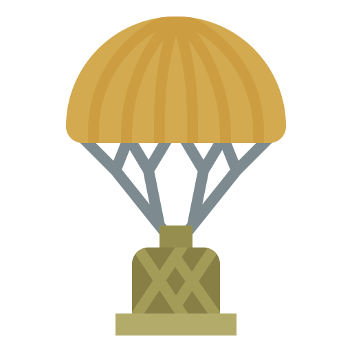 entrega por paracaídas Ultimatearm Flat icono
