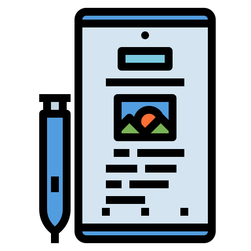 블로그 Ultimatearm Lineal Color icon