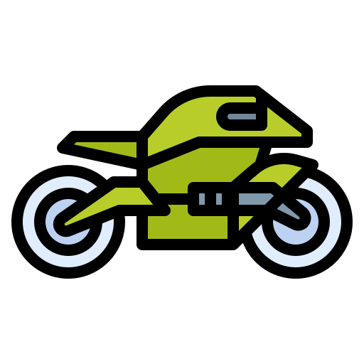 motocicleta Ultimatearm Lineal Color Ícone
