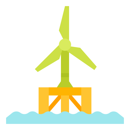 energía eólica Ultimatearm Flat icono