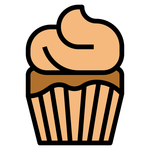 cupcake Ultimatearm Lineal Color icona