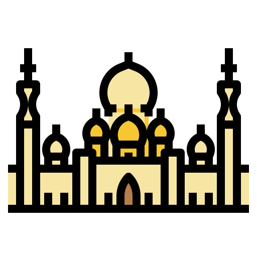 gran mezquita Ultimatearm Lineal Color icono