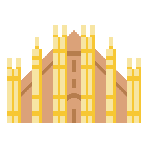 catedral de milán Ultimatearm Flat icono