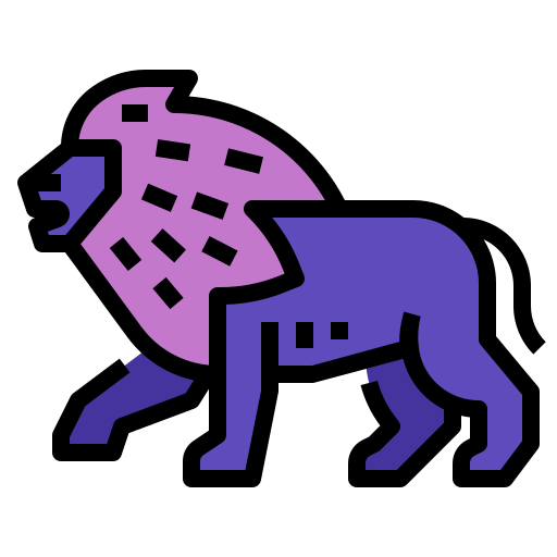 löwe Aphiradee (monkik) Lineal Color icon