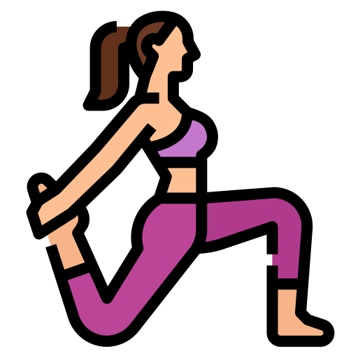 yoga Aphiradee (monkik) Lineal Color icona