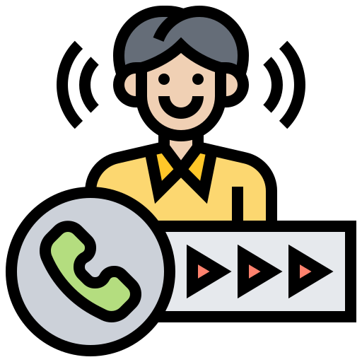 Incoming call Meticulous Lineal Color icon
