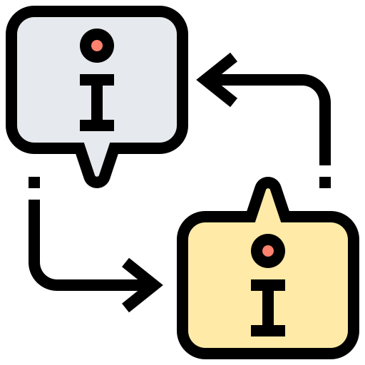 データ転送 Meticulous Lineal Color icon