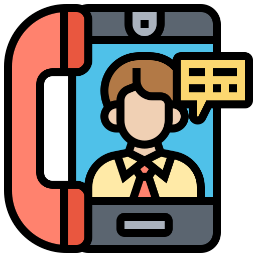 Phone call Meticulous Lineal Color icon