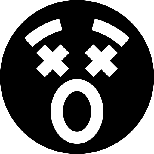 conmocionado Basic Straight Filled icono