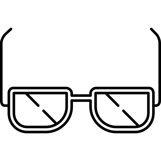 Óculos Icons Responsive Line 128px Ícone