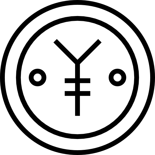 円 Detailed Straight Lineal icon