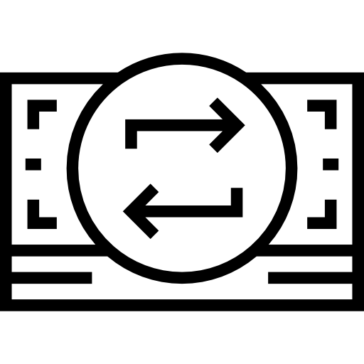 intercambio Detailed Straight Lineal icono