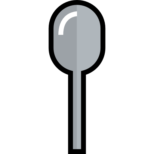 Spoon Detailed Straight Lineal color icon