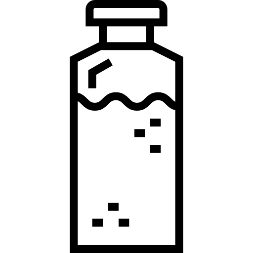 garrafa de leite Detailed Straight Lineal Ícone
