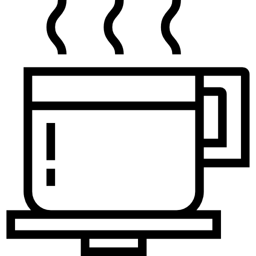 taza de café Detailed Straight Lineal icono