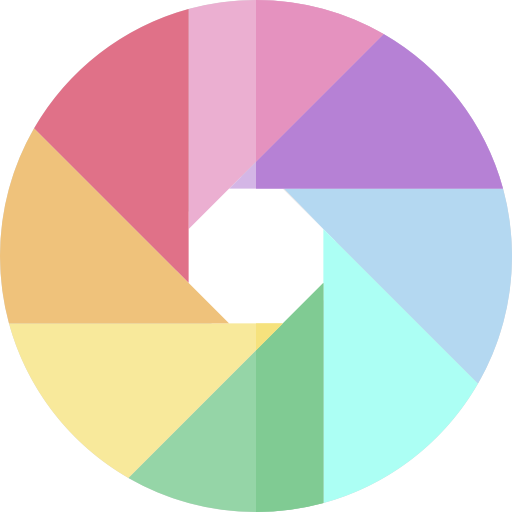 kleurenpalet Basic Straight Flat icoon