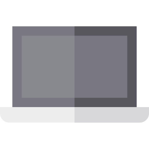 laptop Basic Straight Flat icon