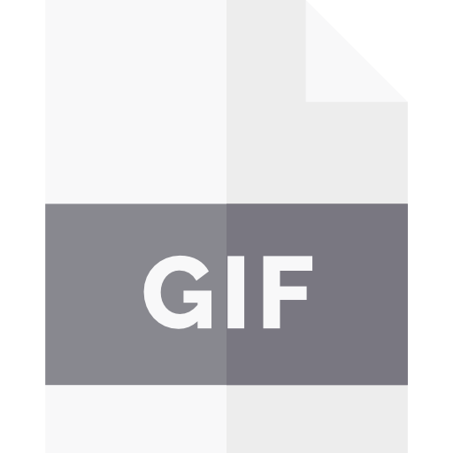 gif Basic Straight Flat ikona