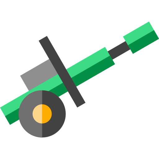 cañón Basic Straight Flat icono
