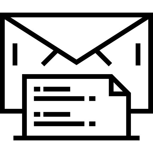 e-mail Detailed Straight Lineal ikona