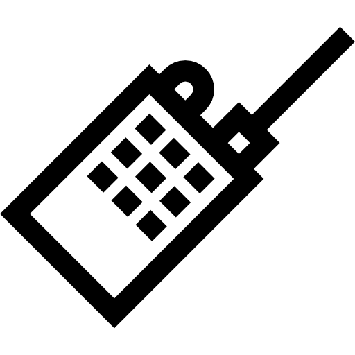 Walkie talkie Basic Straight Lineal icon