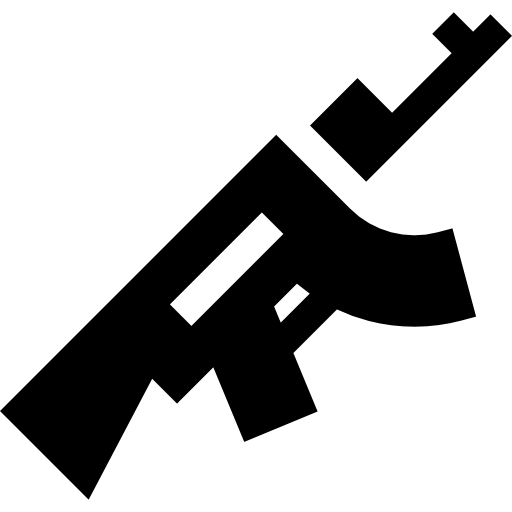 Rifle Basic Straight Filled icon
