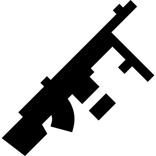 Пулемет Basic Straight Filled иконка
