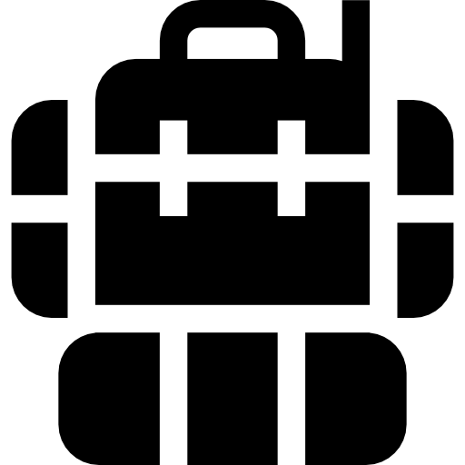 バックパック Basic Straight Filled icon