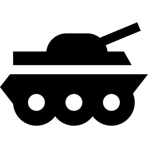 Tank Basic Straight Filled icon