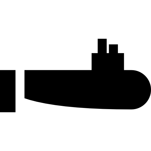 Подводная лодка Basic Straight Filled иконка